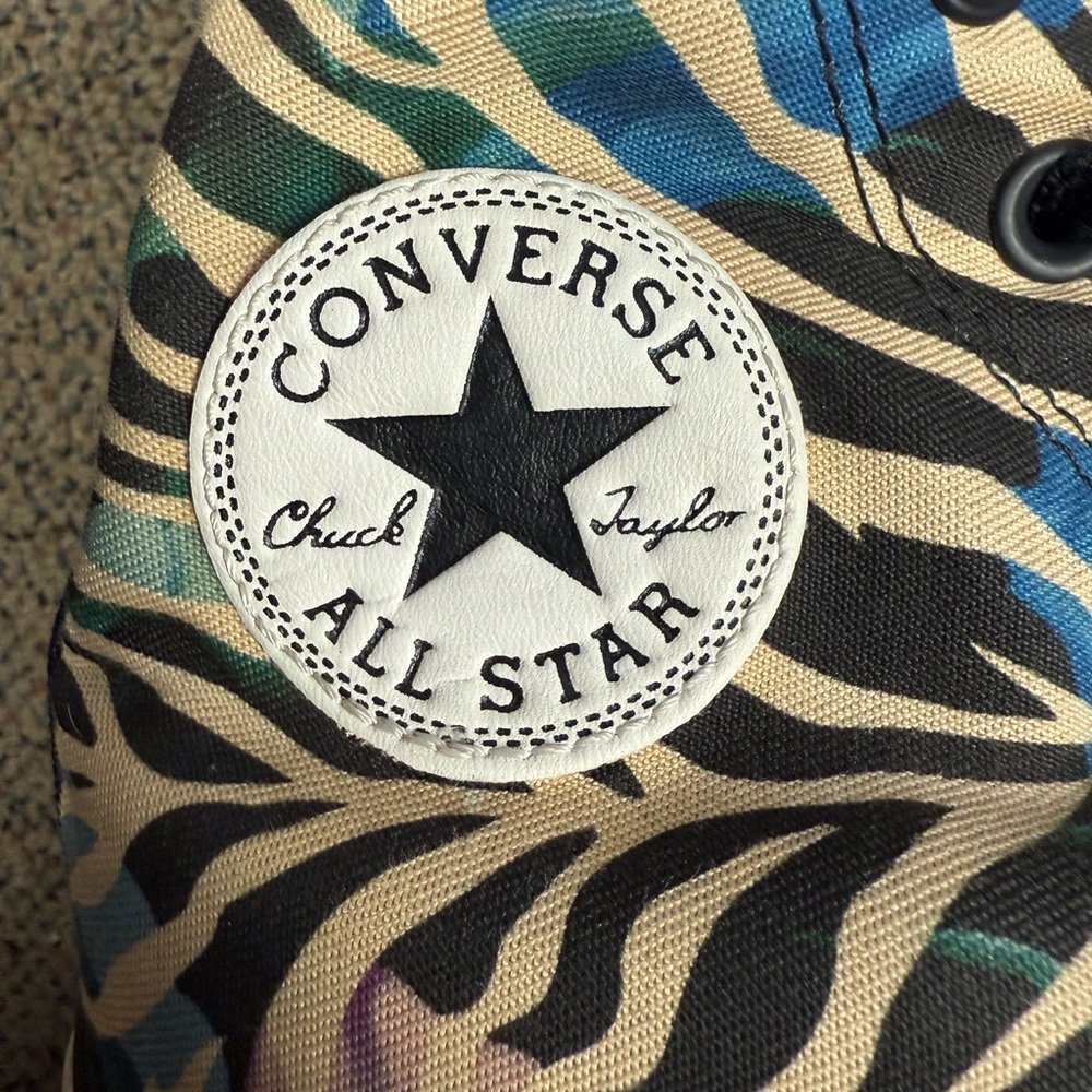Converse Multicolor Zebra High-Tops - Picture 6 of 6